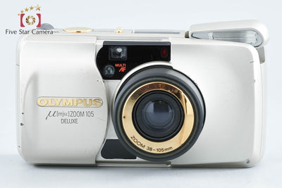 【中古】OLYMPUS オリンパス μ[mju:] ZOOM 105 DELUXE コンパクトフィルムカメラ