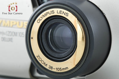 【中古】OLYMPUS オリンパス μ[mju:] ZOOM 105 DELUXE コンパクトフィルムカメラ
