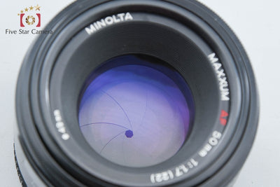 【中古】MINOLTA ミノルタ AF 50mm f/1.7 旧タイプ