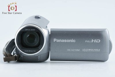 【中古】Panasonic パナソニック HC-V210M グレー デジタルハイビジョンビデオカメラ