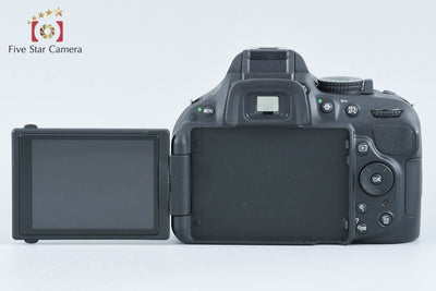 【中古】Nikon ニコン D5200 18-55 VR レンズキット ブラック