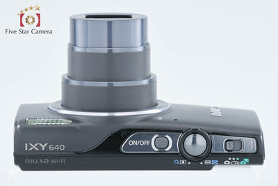 【中古】Canon キヤノン IXY 640 ブラック コンパクトデジタルカメラ