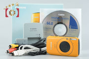【中古】Canon キヤノン IXY 30S イエロー コンパクトデジタルカメラ 元箱付き
