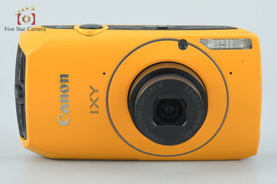 【中古】Canon キヤノン IXY 30S イエロー コンパクトデジタルカメラ 元箱付き