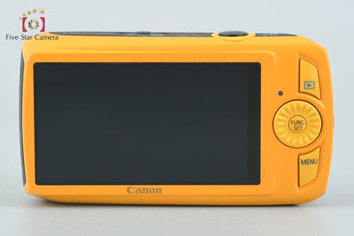 【中古】Canon キヤノン IXY 30S イエロー コンパクトデジタルカメラ 元箱付き