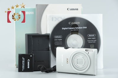 【中古】Canon キヤノン IXY 220F シルバー コンパクトデジタルカメラ 元箱付き