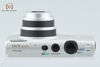 【中古】Canon キヤノン IXY 220F シルバー コンパクトデジタルカメラ 元箱付き