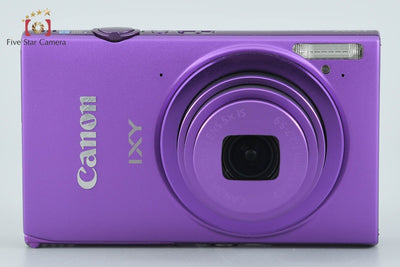 【中古】Canon キヤノン IXY 430F パープル コンパクトデジタルカメラ