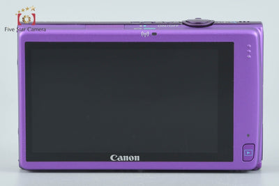 【中古】Canon キヤノン IXY 430F パープル コンパクトデジタルカメラ