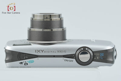 【中古】Canon キヤノン IXY DIGITAL 930 IS シルバー コンパクトデジタルカメラ