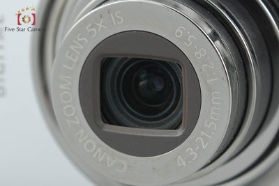 【中古】Canon キヤノン IXY DIGITAL 930 IS シルバー コンパクトデジタルカメラ