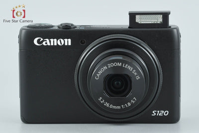【中古】Canon キヤノン PowerShot S120 ブラック コンパクトデジタルカメラ