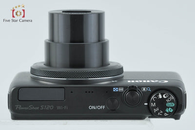 【中古】Canon キヤノン PowerShot S120 ブラック コンパクトデジタルカメラ