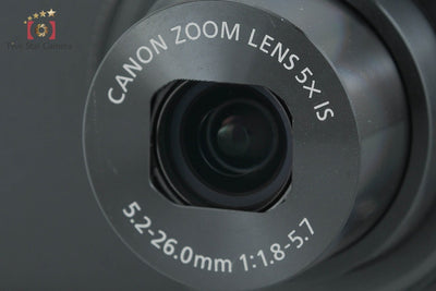 【中古】Canon キヤノン PowerShot S120 ブラック コンパクトデジタルカメラ