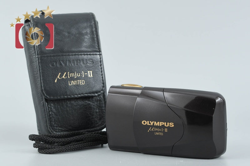 【中古】OLYMPUS オリンパス μ[mju:]-II LIMITED ブラウン コンパクトフィルムカメラ