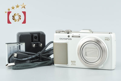 【中古】OLYMPUS オリンパス STYLUS SH-25MR ホワイト コンパクトデジタルカメラ