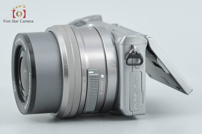 【中古】SONY ソニー α NEX-5R パワーズームレンズキット シルバー 多言語対応