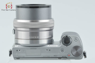 【中古】SONY ソニー α NEX-5R パワーズームレンズキット シルバー 多言語対応