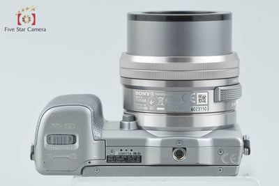 【中古】SONY ソニー α NEX-5R パワーズームレンズキット シルバー 多言語対応
