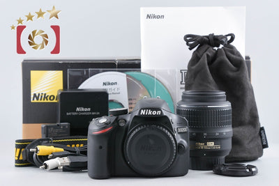 【中古】Nikon ニコン D3200 18-55 VR レンズキット ブラック 元箱付き