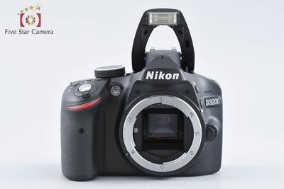 【中古】Nikon ニコン D3200 18-55 VR レンズキット ブラック 元箱付き