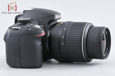 【中古】Nikon ニコン D3200 18-55 VR レンズキット ブラック 元箱付き