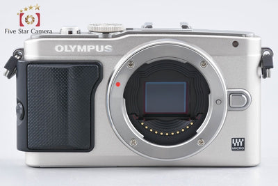 【中古】OLYMPUS オリンパス PEN Lite E-PL5 シルバー ミラーレス一眼カメラ シャッター回数僅少