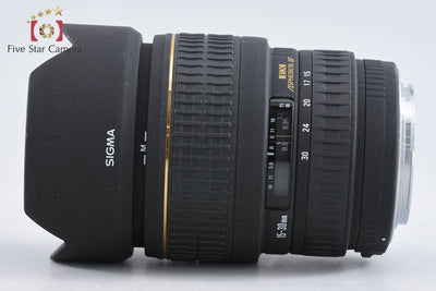 【中古】SIGMA シグマ 15-30mm f/3.5-4.5 EX DG Aspherical IF キヤノン用 元箱付き