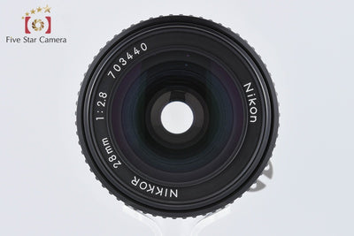 【中古】Nikon ニコン Ai-S NIKKOR 28mm f/2.8
