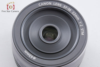【中古】Canon キヤノン EF-M 22mm f/2 STM シルバー