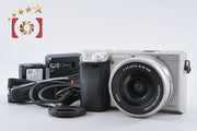 【中古】SONY ソニー α6000 ILCE-6000 シルバー パワーズームレンズキット 多言語対応