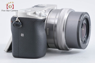 【中古】SONY ソニー α6000 ILCE-6000 シルバー パワーズームレンズキット 多言語対応