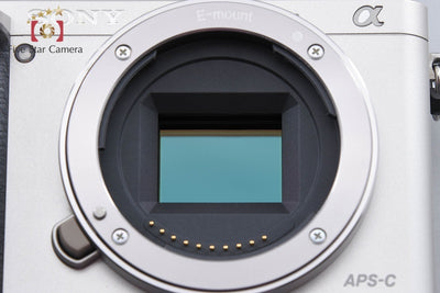 【中古】SONY ソニー α6000 ILCE-6000 シルバー パワーズームレンズキット 多言語対応