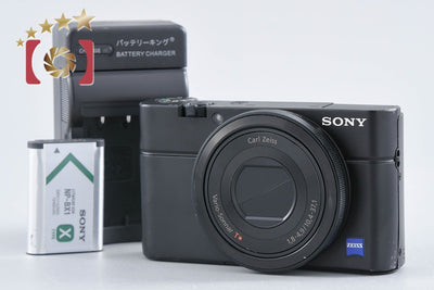 【中古】SONY ソニー Cyber-Shot DSC-RX100 ブラック デジタルスチルカメラ 多言語対応