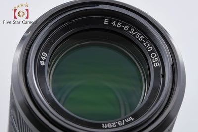 【中古】SONY ソニー E 55-210mm f/4.5-6.3 OSS SEL55210 ブラック