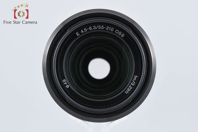【中古】SONY ソニー E 55-210mm f/4.5-6.3 OSS SEL55210 ブラック