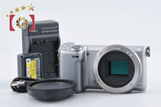 【中古】SONY ソニー α NEX-5R シルバー ミラーレス一眼カメラ 多言語対応