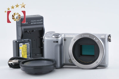 【中古】SONY ソニー α NEX-5R シルバー ミラーレス一眼カメラ 多言語対応