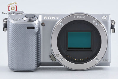 【中古】SONY ソニー α NEX-5R シルバー ミラーレス一眼カメラ 多言語対応