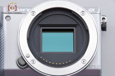 【中古】SONY ソニー α NEX-5R シルバー ミラーレス一眼カメラ 多言語対応
