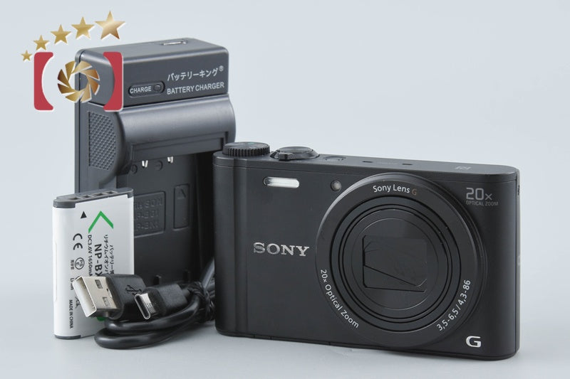 【中古】SONY ソニー Cyber-shot DSC-WX350 ブラック コンパクトデジタルカメラ 多言語対応