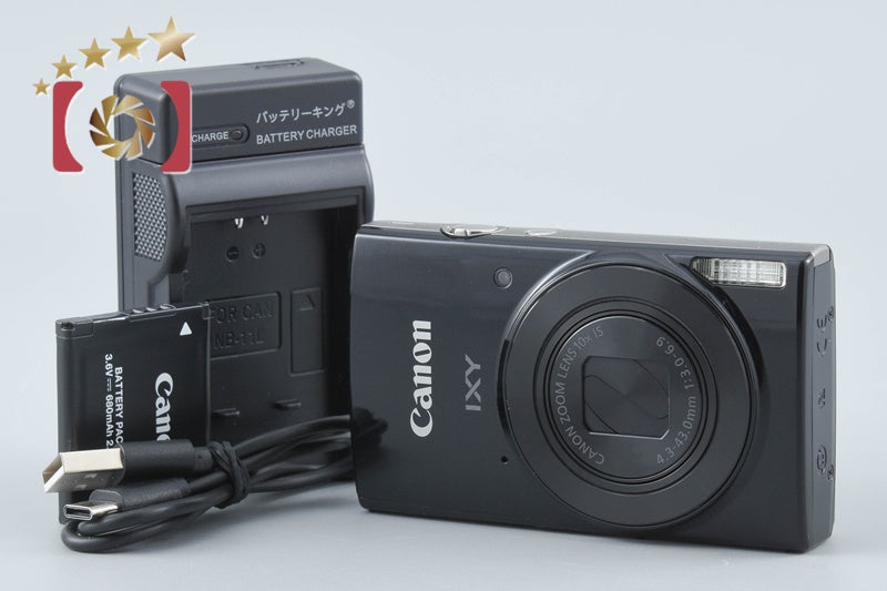【中古】Canon キヤノン IXY 210 ブラック コンパクトデジタルカメラ