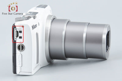 【中古】Nikon ニコン COOLPIX S9700 エレガントホワイト コンパクトデジタルカメラ
