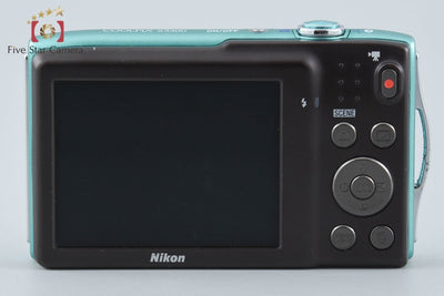 【中古】Nikon ニコン COOLPIX S3300 ミントグリーン コンパクトデジタルカメラ