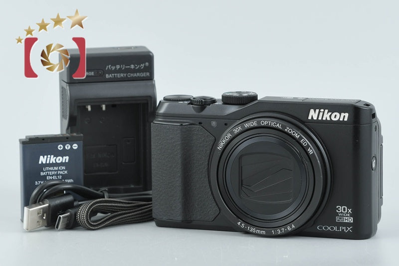 【中古】Nikon ニコン COOLPIX S9900 ブラック コンパクトデジタルカメラ