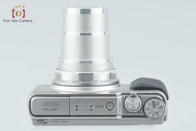 【中古】OLYMPUS オリンパス STYLUS SH-50 シルバー コンパクトデジタルカメラ