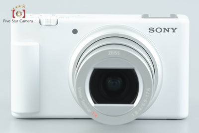 【中古】SONY ソニー VLOGCAM ZV-1M2G シューティンググリップキット ホワイト 元箱付き 多言語対応