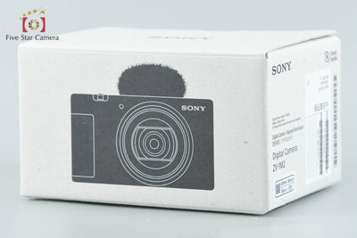 【中古】SONY ソニー VLOGCAM ZV-1M2G シューティンググリップキット ホワイト 元箱付き 多言語対応