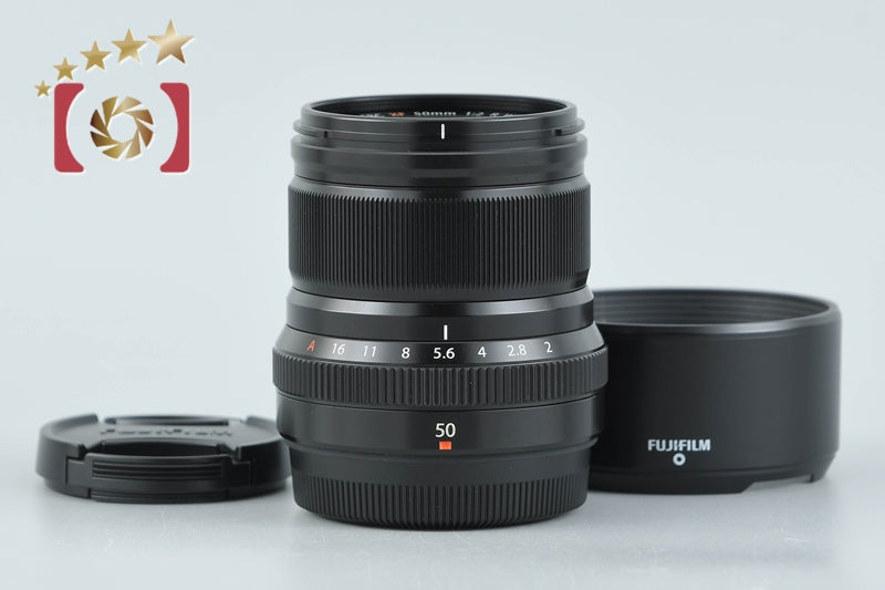 【中古】FUJIFILM 富士フイルム XF 50mm f/2 R WR ブラック
