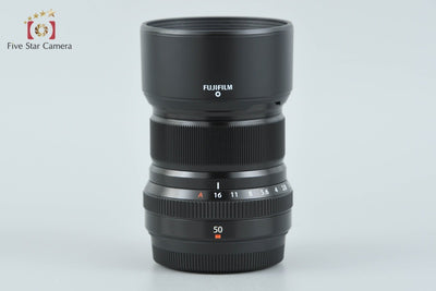【中古】FUJIFILM 富士フイルム XF 50mm f/2 R WR ブラック